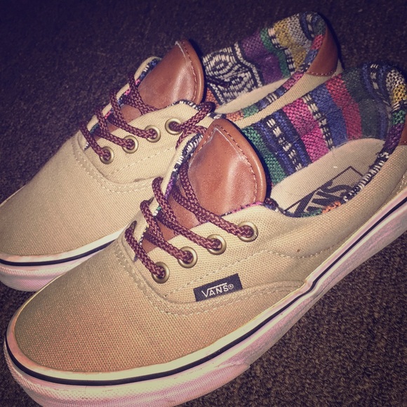 Vans Shoes - VANS C&L Era 59 Khaki Canvas Sneakers Sz5.5